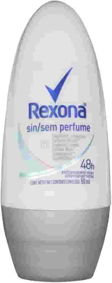 Rexona Desodorante Antitranspirante Roll On Sem Perfume 50Ml (A Embalagem Pode Variar)