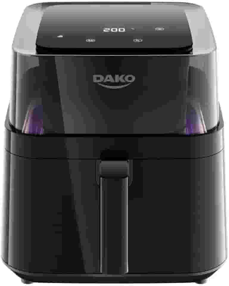 Fritadeira Air Fryer Dako Digital com 6 Litros e Visor 360° 4 em 1 220v