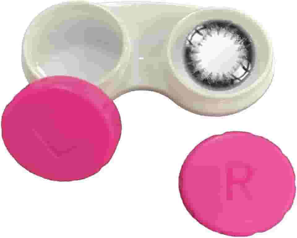 Capa de lente de contato para viagens e vida diária