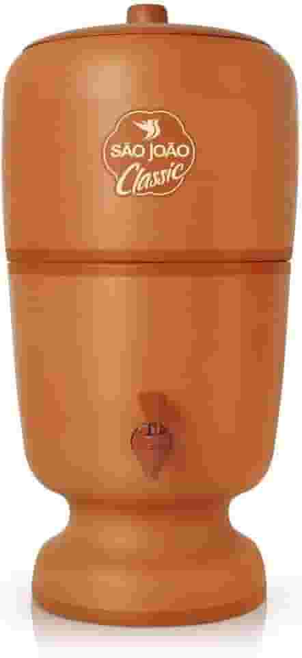 Filtro de Água de Barro Classic São João com Vela e Boia 5 Litros