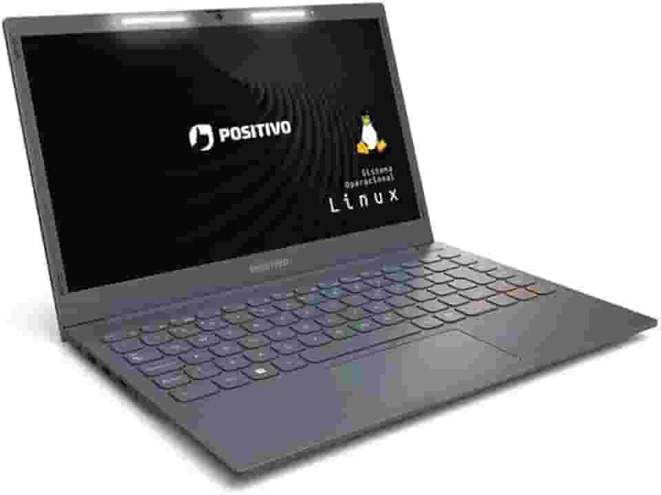 Notebook Positivo Vision C 14 Lumina BAR Celeron, 4GB 256GB eMMC, Tela 14 Polegadas HD Antirreflexo, Linux, Tecla Link – Cinza