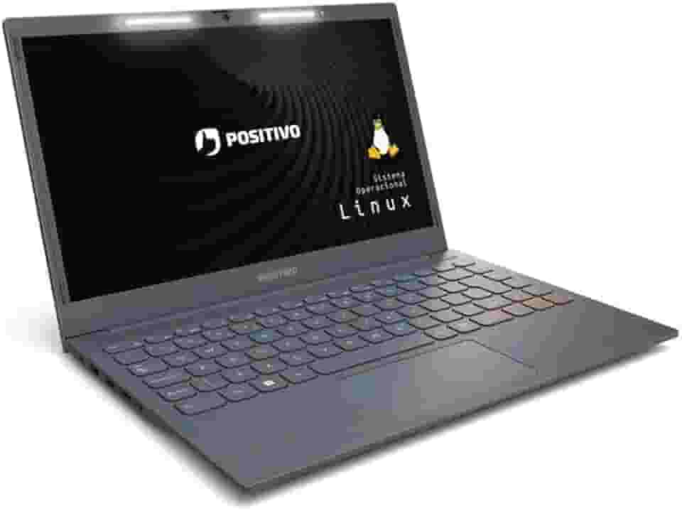 Notebook Positivo Vision C 14 Lumina BAR Celeron, 4GB 256GB eMMC, Tela 14 Polegadas HD Antirreflexo, Linux, Tecla Link – Cinza