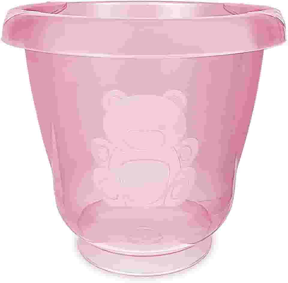 Adoleta Bebê Ofurô para Bebê Translúcido Rosa