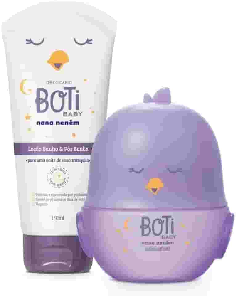 Combo Boti Baby Nana Neném: Colônia 100ml + Loção Hidratante 150ml