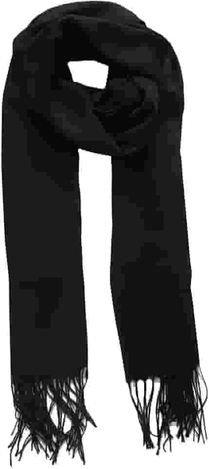 Pashmina Cachecol Echarpe Feminina Lisa com Franja 170x65cm Toque Macio, Ideal para Outono Inverno e Meia Estação