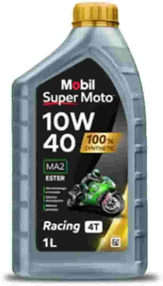 Óleo Mobil 10w40 Super Moto 4t 100% Sintético 1 Litro