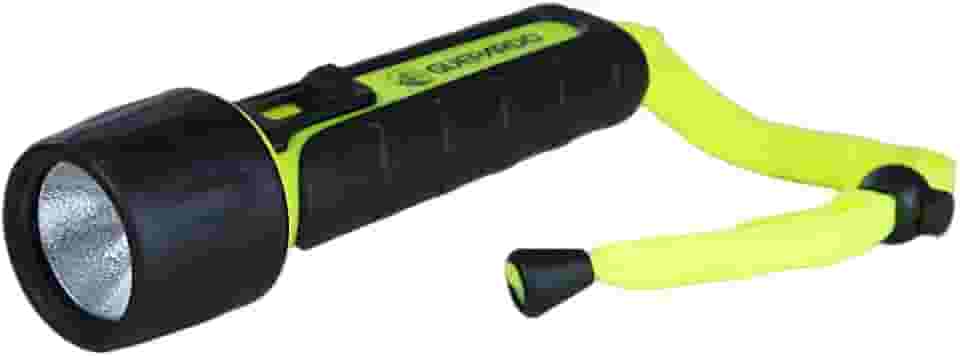 Guepardo, Lanterna de Mergulho Abrolhos 120 Lúmens em Preto, Resistente até 50m, Ideal para Mergulho e Atividades Aquáticas, Durável e Potente, Preto