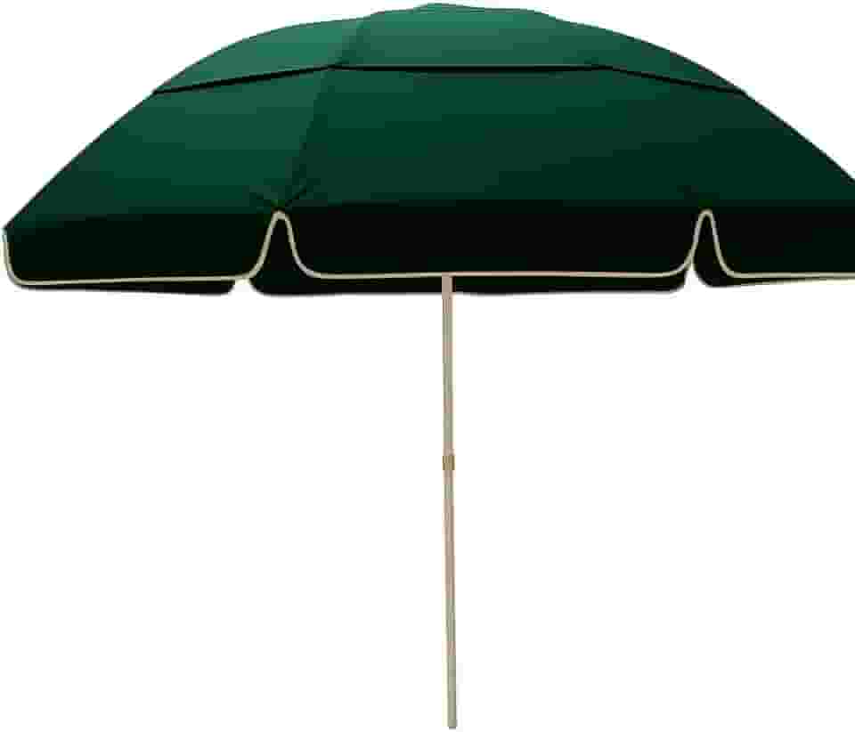 Guarda Sol Gigante Mor 2,40m para Praia Grande e Piscina, Sombrinha de Praia com Proteção UV e Vento, Guarda Sol Respirável Verão