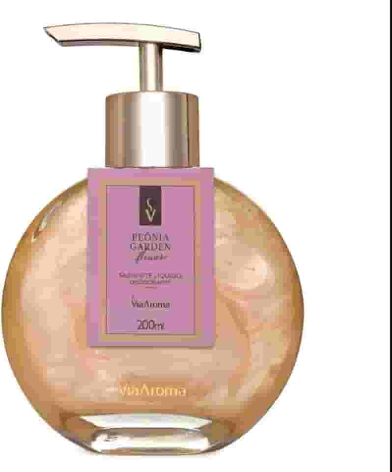 Sabonete Líquido Desodorante Peônia Garden Via Aroma - 200ml