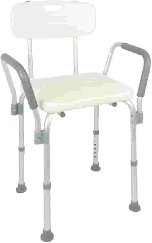 Dellamed Banqueta P/Banho Com Encosto E Braço D3-135Kg