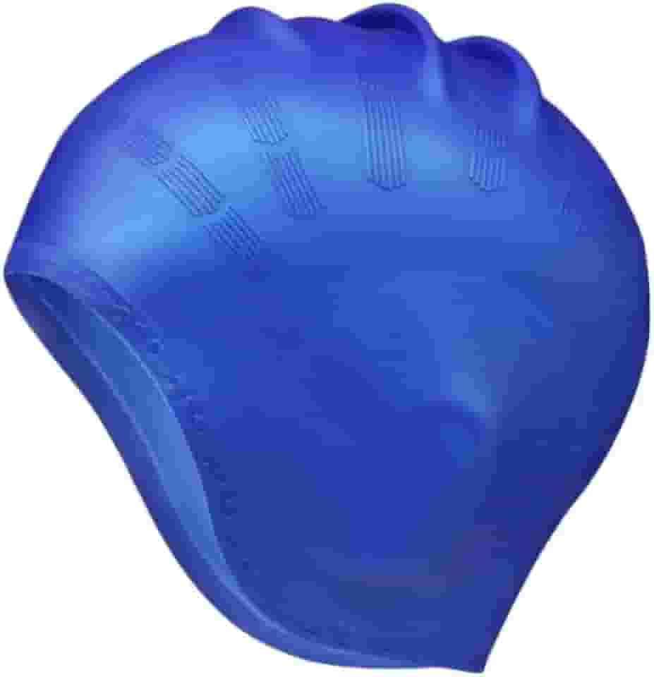 Touca Natação Silicone Profissional Unissex Protetor Ouvido Orelha Cabelo