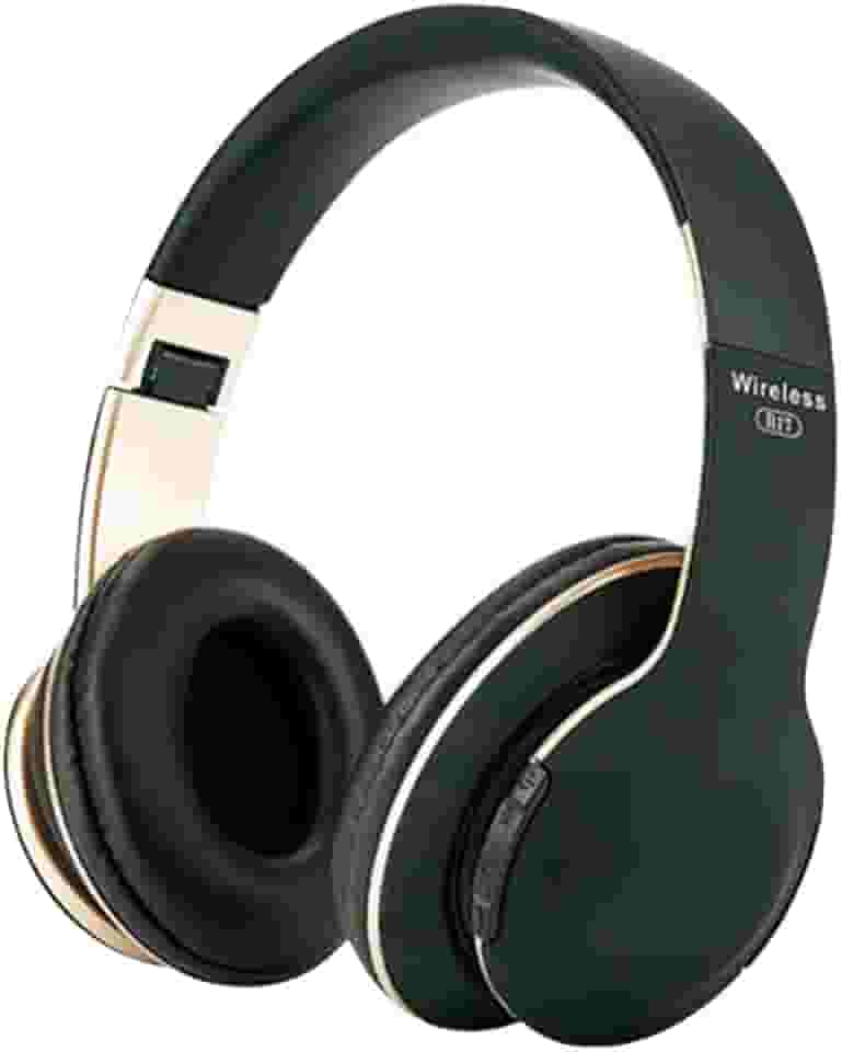 Fone de Ouvido Headset Bluetooth Sem Fio com Microfone e Design Ajustável (Preto)