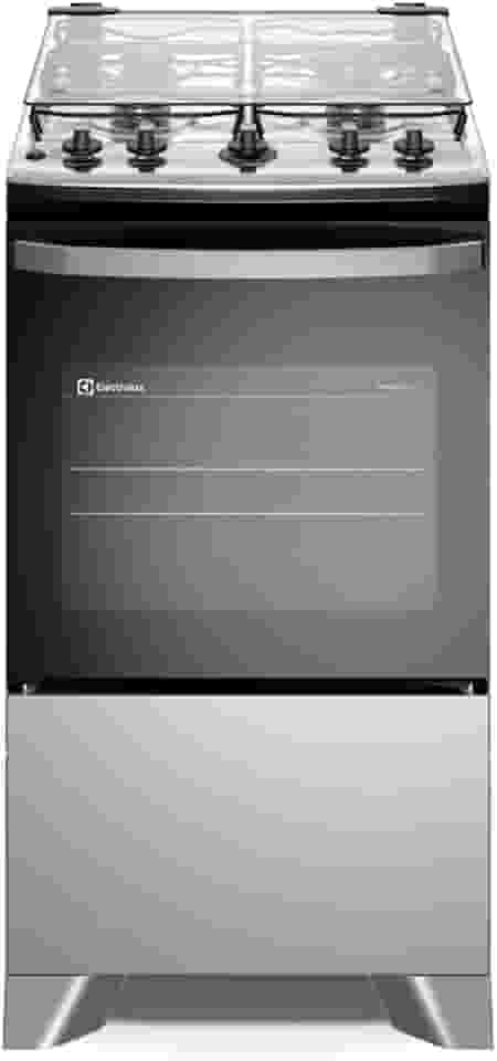 Electrolux Fogão 4 bocas Electrolux Cinza Efficient Mesa Inox, PerfectCook e VaporBake® (FE4IG) Bivolt
