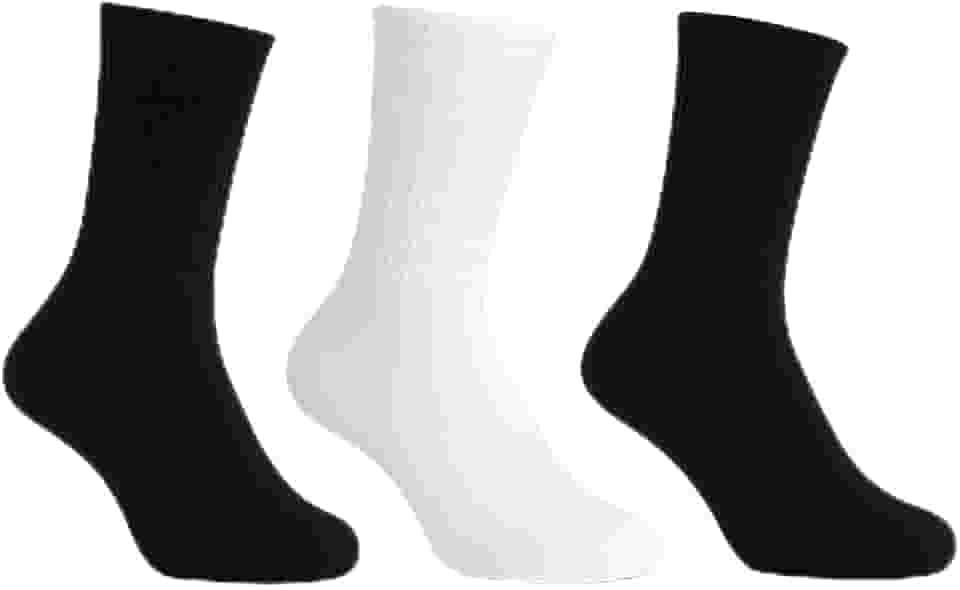 Kit 3 Meias Esportivas Corrida Academia Ciclismo Cano Médio Alto 15cm, Poliamida, Semi Compressiva, Tamanho 36-43, Unissex