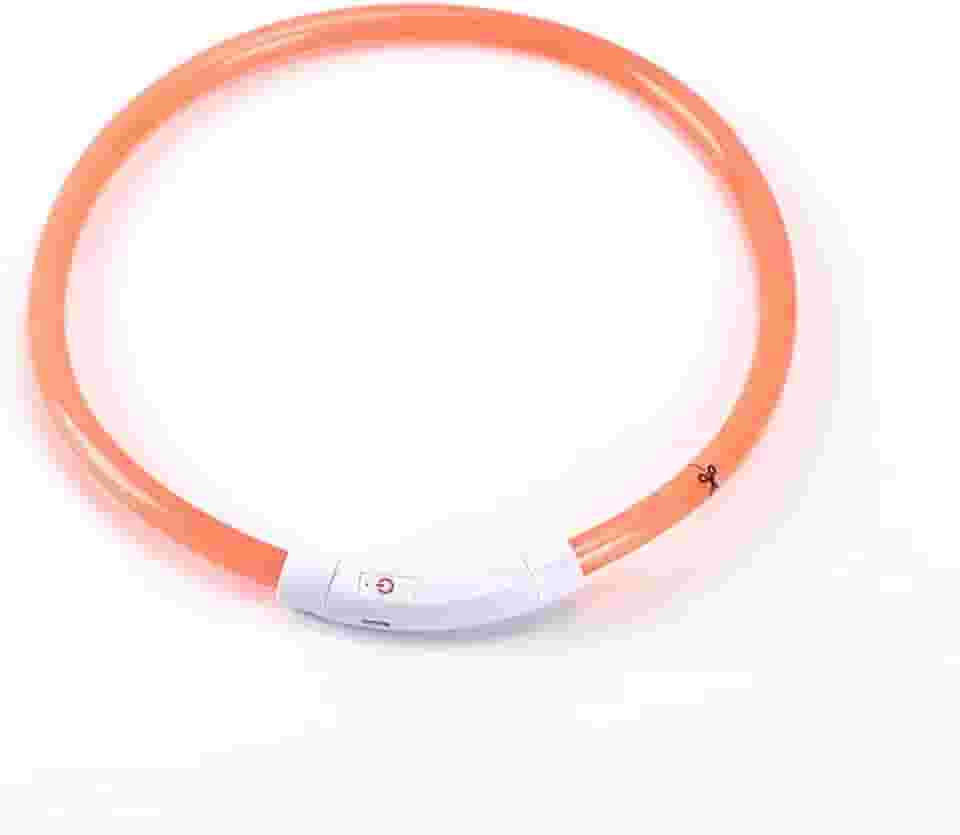 Coleira de cachorro LED USB recarregável Flash Colar de cachorro Luz PVC Coleira de segurança para animais de estimação para cães grandes, médios e pequenos type6