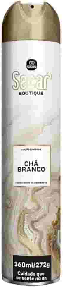 ODORIZADOR DE AMBIENTES SECAR BOUTIQUE CHA BRANCO 360ML