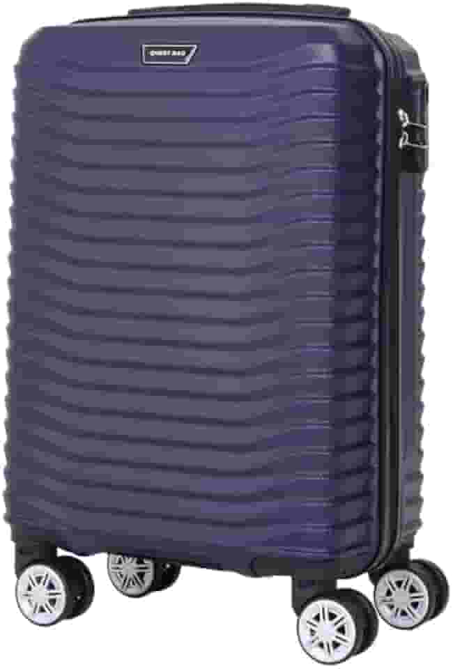 Mala De Viagem Bordo 10 Kg Abs 4 Rodas Duplas Cadeado Embutido (Azul)