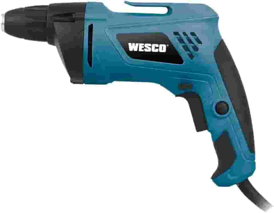 Parafusadeira Drywall Wesco WS3232U 127V – 540W, 4200 RPM, Mandril 1/4", Velocidade Variável, Reversível e Trava de Segurança