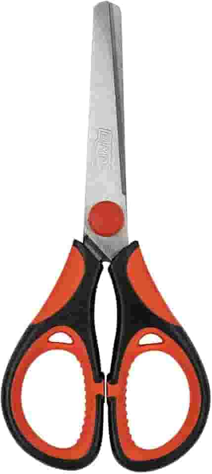 Tesoura Escolar de Aço Inox Cabo Emborrachado, BRW