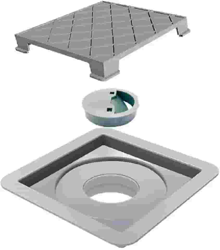 Ralo Linear 10x10 Novii Quadrado Oculto 7344