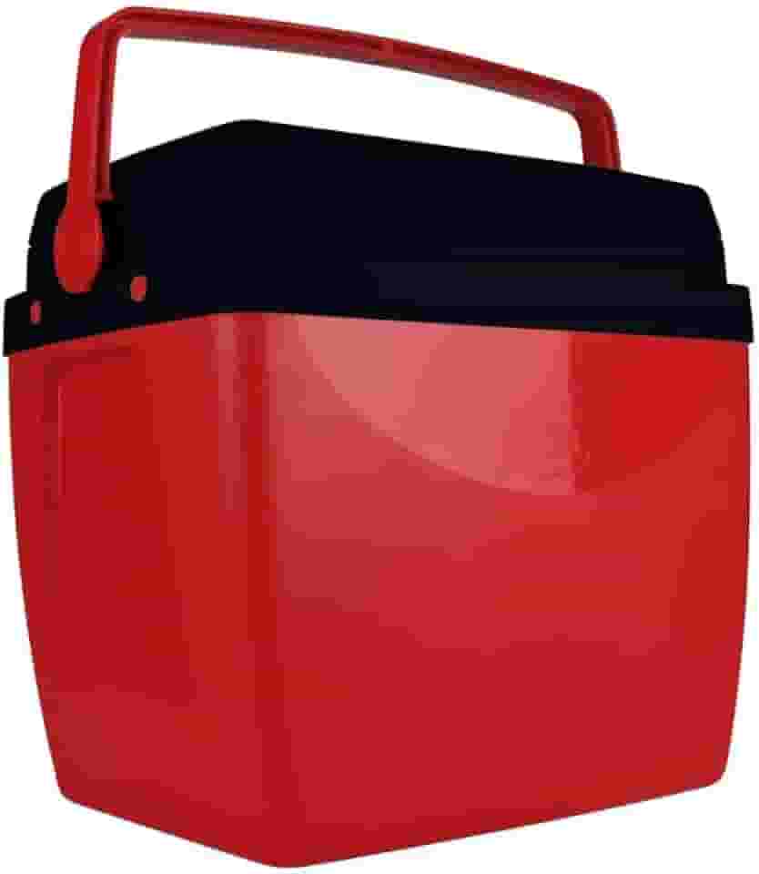 Mor - Caixa Térmica 26 Litros Vermelho com Preto