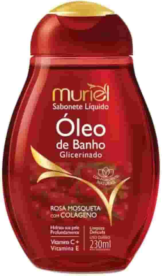 Sabonete Líquido Óleo De Banho Rosa Mosqueta Com Cólageno 230ml.