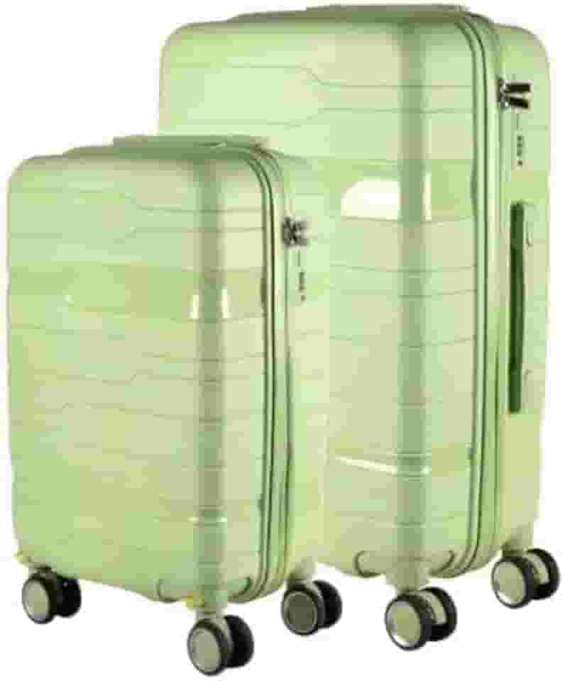 Conjunto Mala 23KG + Mala 10KG Polipropileno Inquebrável Tóquio (Verde)