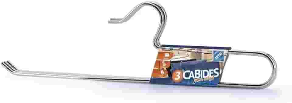 Conjunto 3 Cabides Calça Cromado - Arthi - 1002