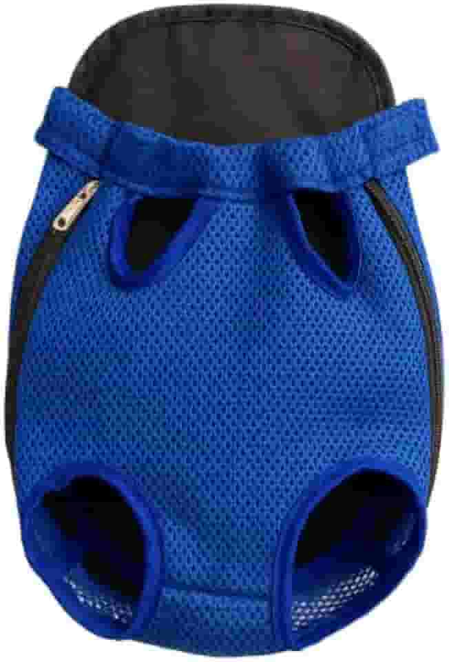 Bolsa Mochila Canguru Pet para Passeio de Cães (AZUL, M (3 a 6Kg))