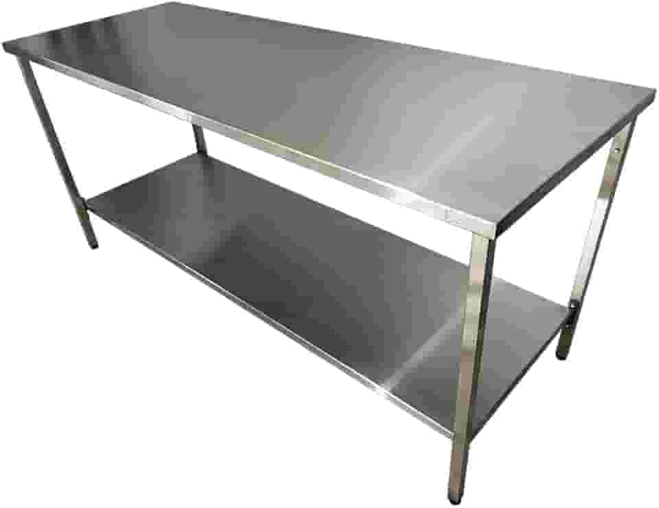 Mesa Inox 190x70x90 Bancada Em Inox