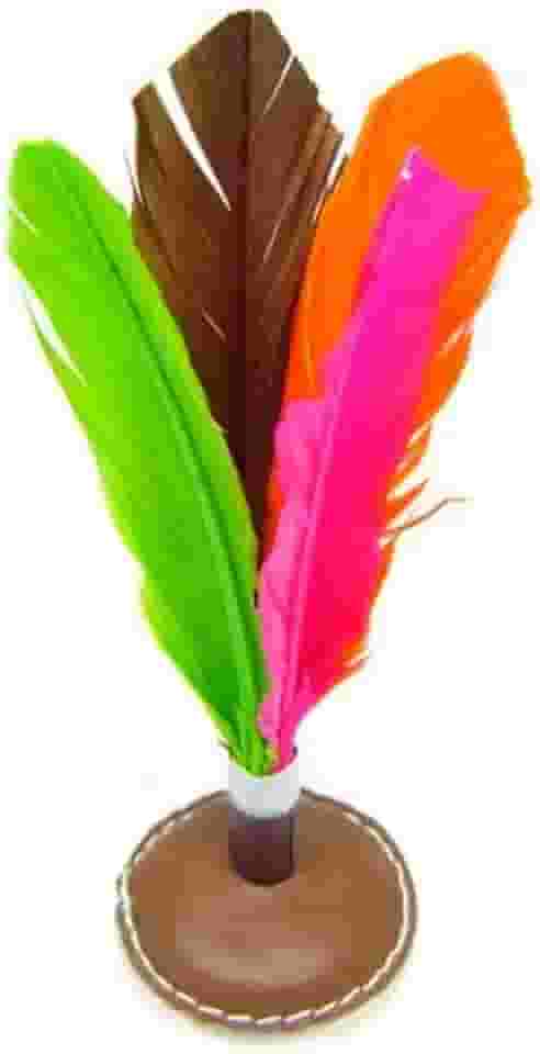 Peteca Tradicional em Couro - Multicolorido - 100% Artesanal