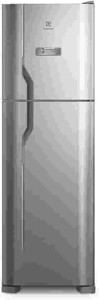 Geladeira Electrolux Frost Free 400L Efficient Turbo Freezer Duplex Inox Look (DFX44) 220 V