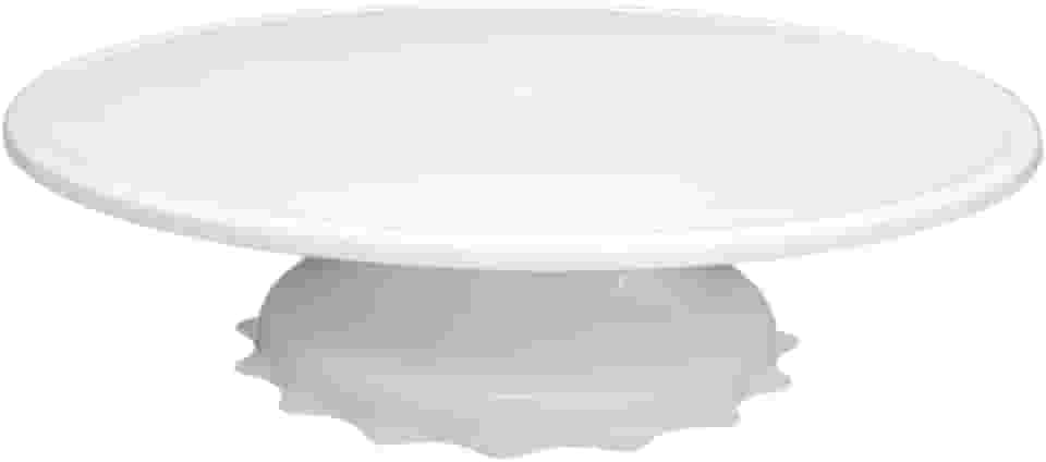 Suporte Bailarina Giratório Rendido para Bolo e Sobremesa 32x12 cm – Suporta até 12 kg