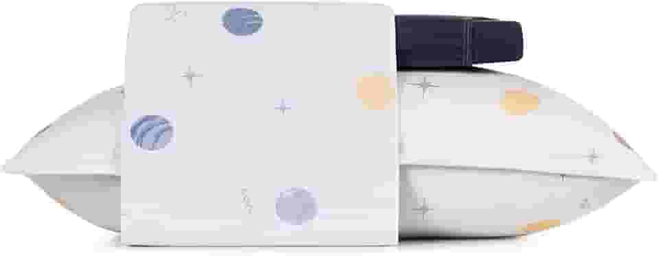 Jogo cama simples 2pc Mundo Kids Malha - Astro Kids - Solteiro