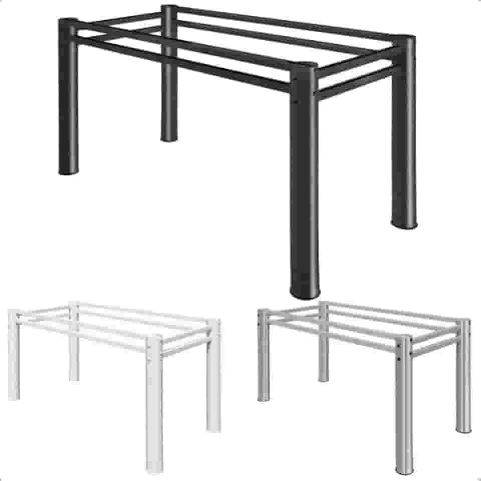 Base Para Mesa De Jantar Para Pedra Granito Vidro Madeira de até 120 x 80cm (Craqueado)