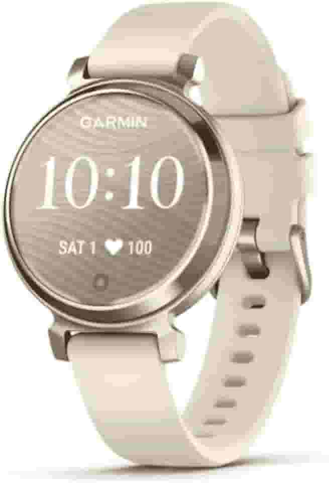 Garmin Relógio Lily 2 Sport Dourado com Branco 35mm com Monitor de Atividades