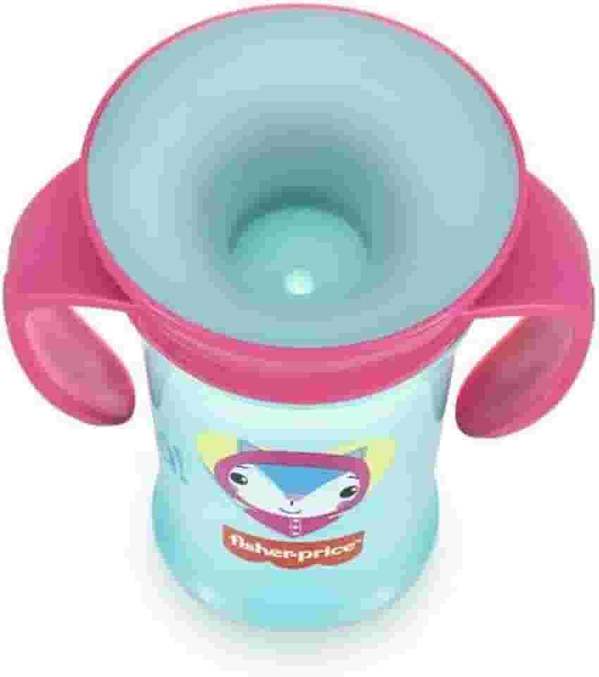 Copo de Treinamento 360 First Moments Rosa Candy 210 ml 6+M Fisher Price - BB1021