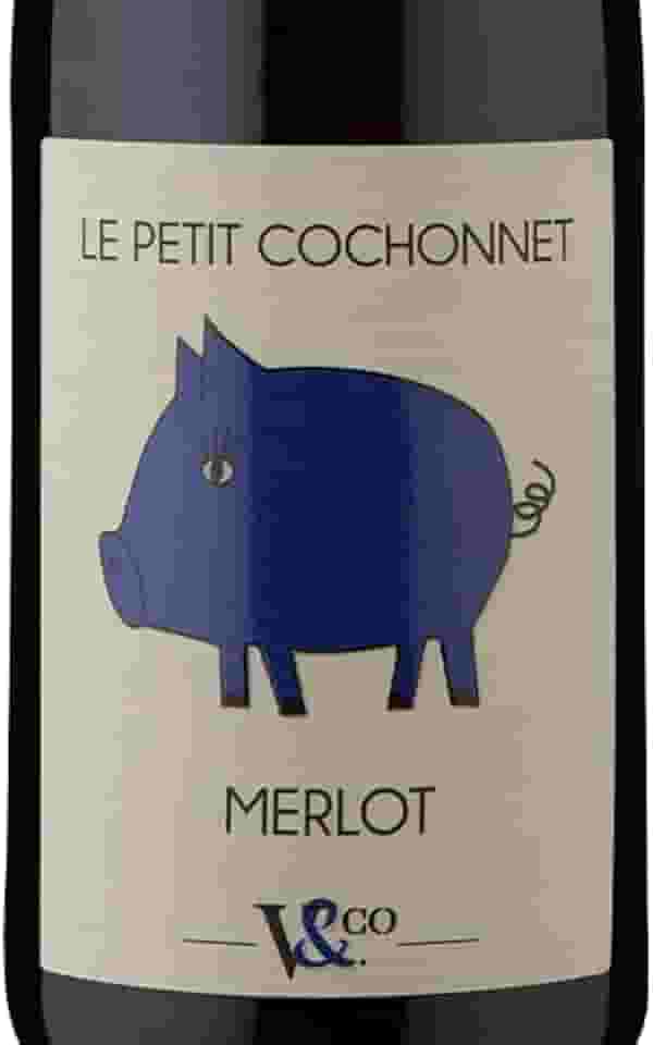 Vinho Tinto Francês Le Petit Cochonnet I.G.P. Pays dOc Merlot 750 ml
