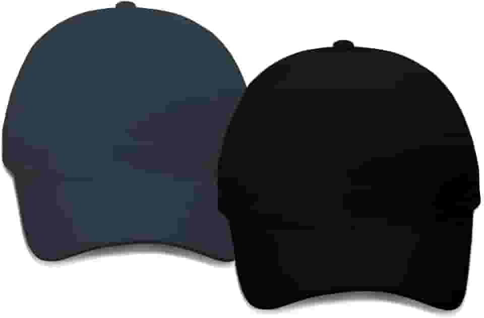 Kit 2 Bonés Liso Básico Resina Aba Curva Snapback Regulável