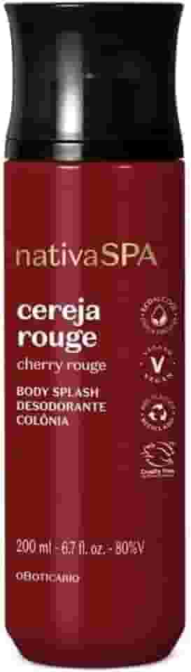 Body Splash Desodorante Colônia Nativa Spa Cereja Rouge 200ml