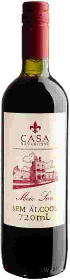 VINHO MEIO SECO SEM ALCOOL 720ML - CASA NAVARONNE