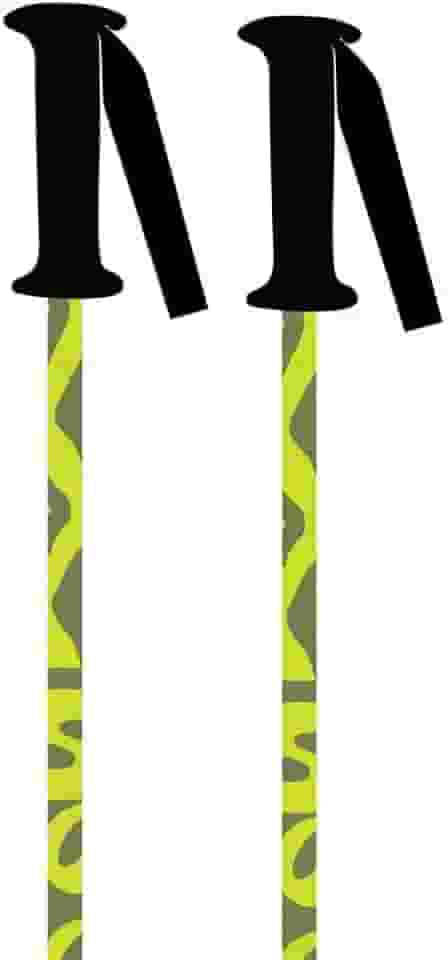 K2 Bastões de esqui Skis unissex juvenis para meninos Sprout, verde, 75-105