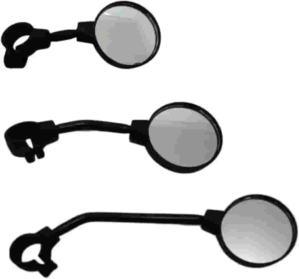 Espelho Retrovisor Bicicleta Bike Redondo Preto Speed Mtb (G)