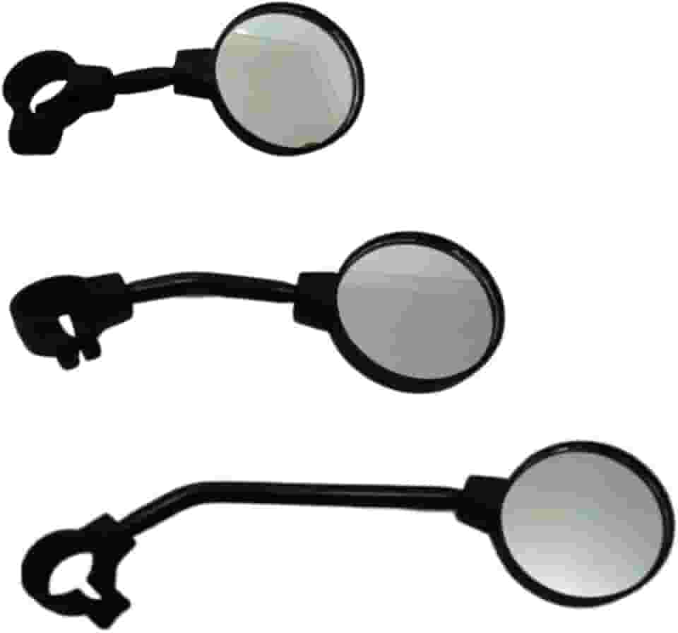 Espelho Retrovisor Bicicleta Bike Redondo Preto Speed Mtb (P)