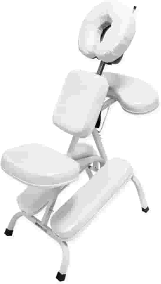 Kit Cadeira Quick Shiatsu Massage Legno Dobrável Shiatsu Bolsa Transporte (Branco Brilhante)