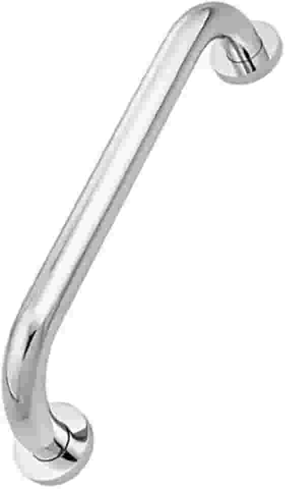 Alça de Apoio 30cm Barra Inox Suporte Banheiro Box Idoso Deficiente Segurança Apoio Quarto Corredor Parede Acessibilidade Resistente