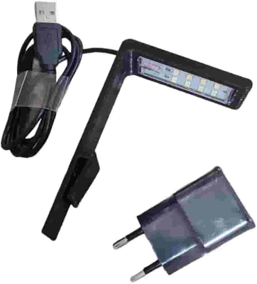 Luminária 5w Led Para Aquário Pequeno Beteira Plantado (Preto)