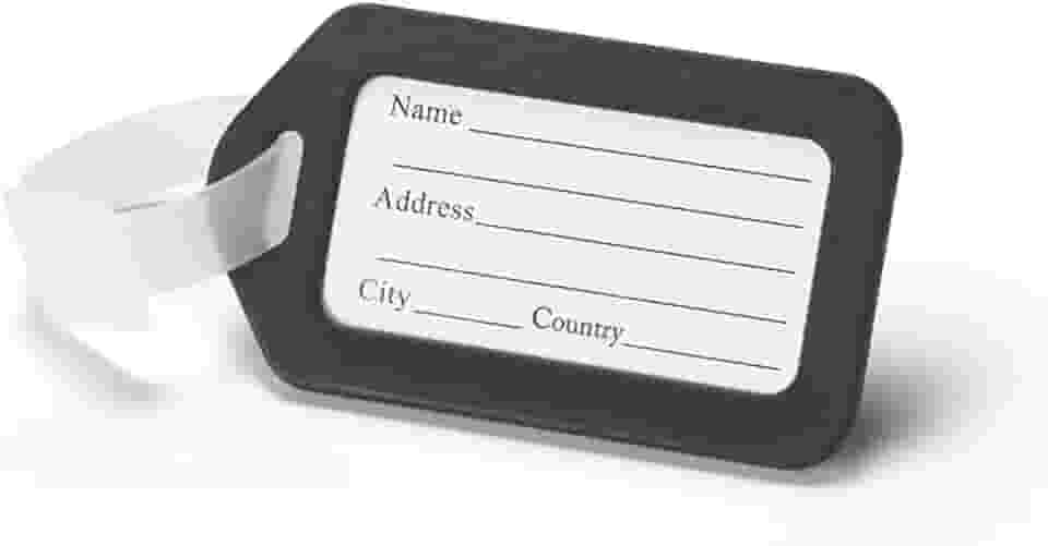 Kit Com 4 Tag De Mala Premium Identificador De Bagagem