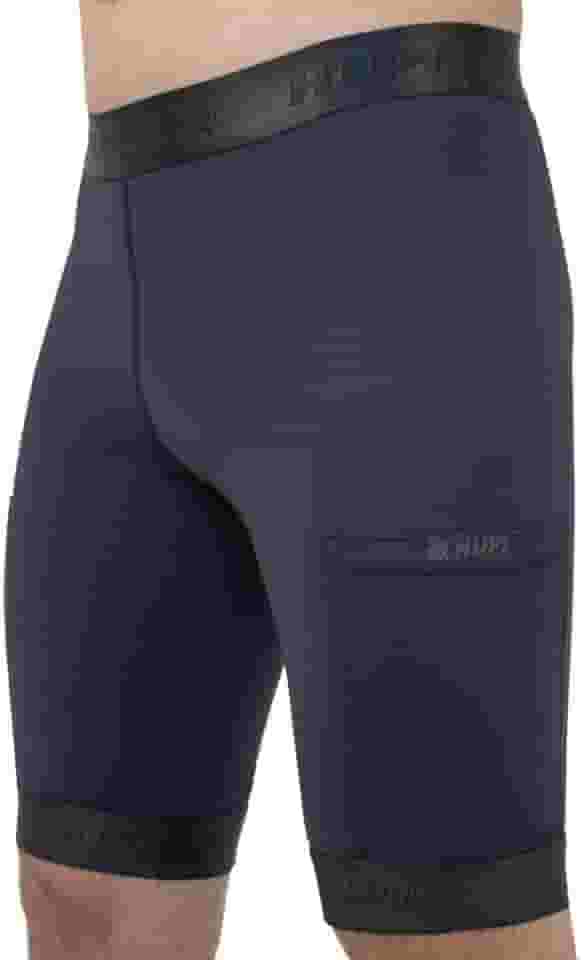 Bermuda de Compressao Masculina Hupi Run Pro, Cor: Preto, Tamanho: Xg