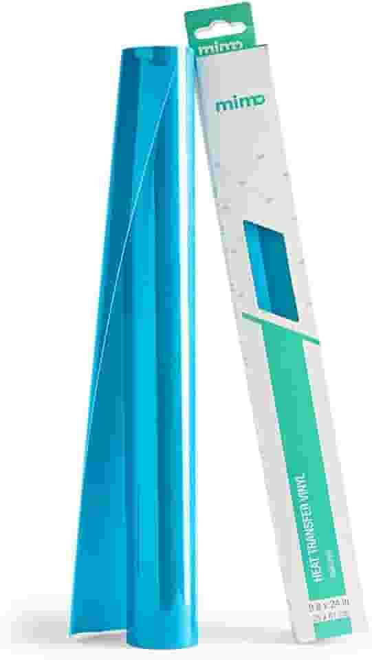 Mimo Transfer Azul Céu - 25 x 61 cm- 1 Unid - Ideal para Criar Estampas Personalizadas - Fixação Permanente - Lavável - Qualidade Profissional e Ótima Aderência